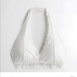 White bralette from Hollister